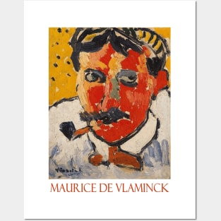 Portrait of Derain by Maurice de Vlaminck Posters and Art